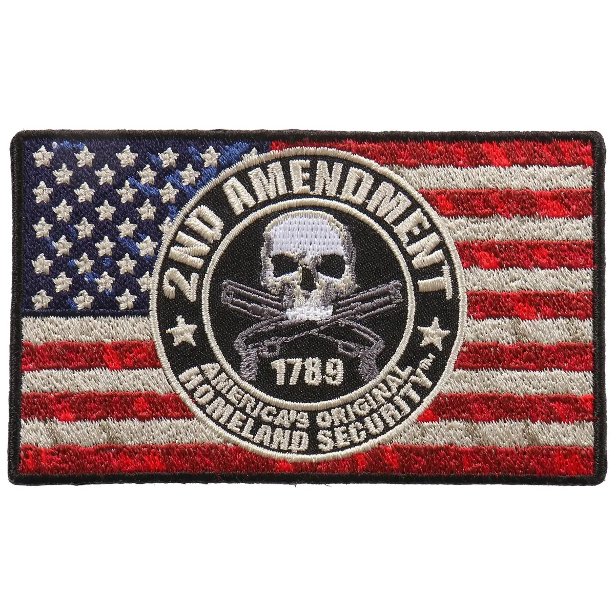 2Nd Amendment Flag 4X2 Patch 1