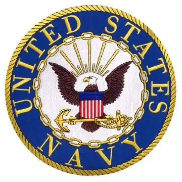 Patch Us Navy Black 1