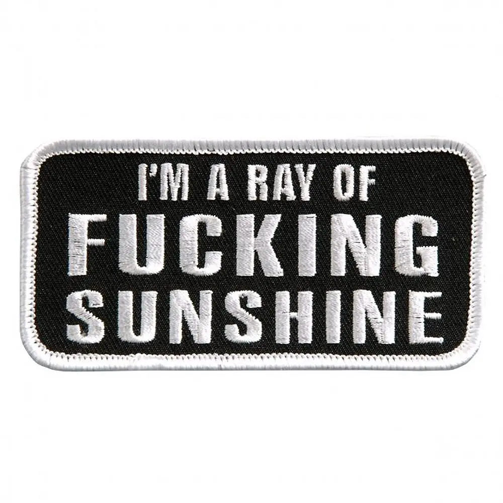 I'm A Ray Of Fing Sunshine Patch 4 Inch 1