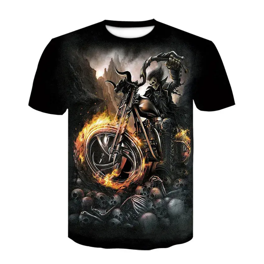 Skull Shirt - Hell Rider 1