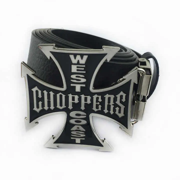 Belt Buckle - Choppers White 1