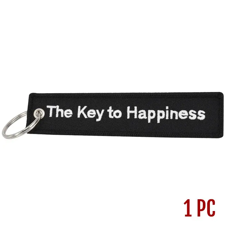 Motorcycle Key Chain - The Key To Happiness 1