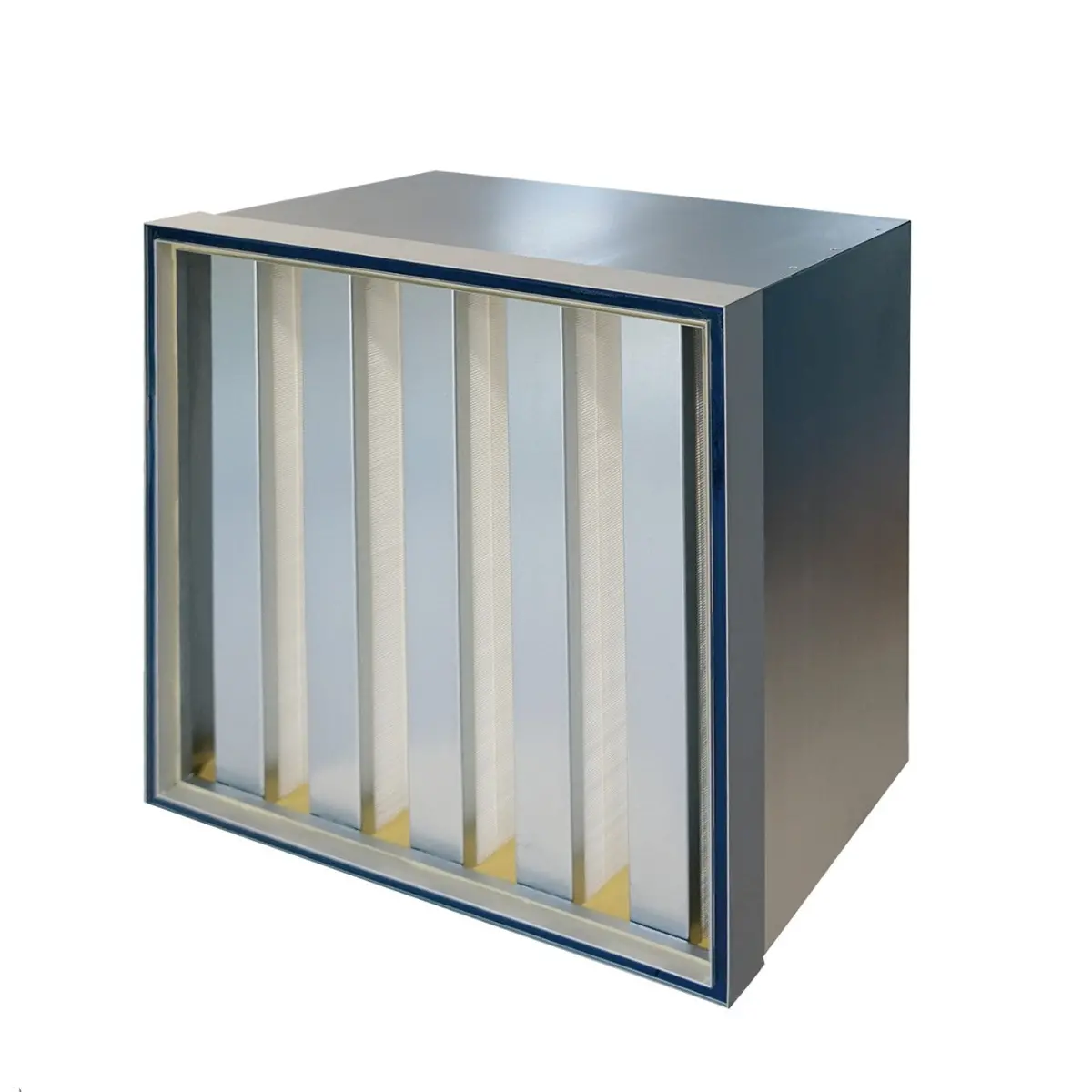 Hepa Filter 23 3/8 X 23 3/8 X 12 (11.5)  Galv 99.999% W/Gel Seal, 11.5” Deep Frame 1