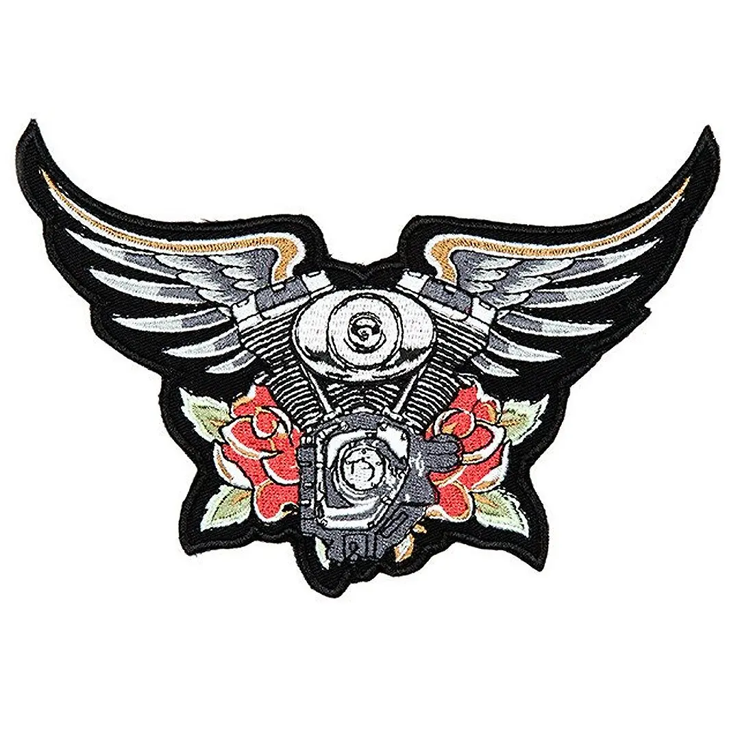 Patch Angel Wings V-Twin 6.5 Inch X 4 Inch 1