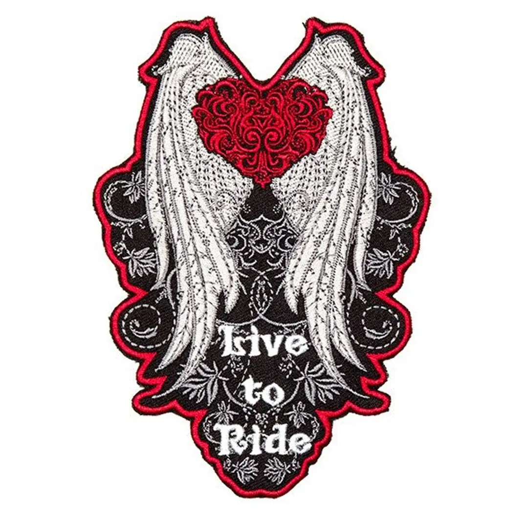 Patch Live To Ride 4 Inch X 5.75 Inch 1