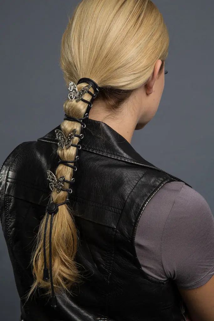 4"Lace Up Tribal Buttlerfly 1