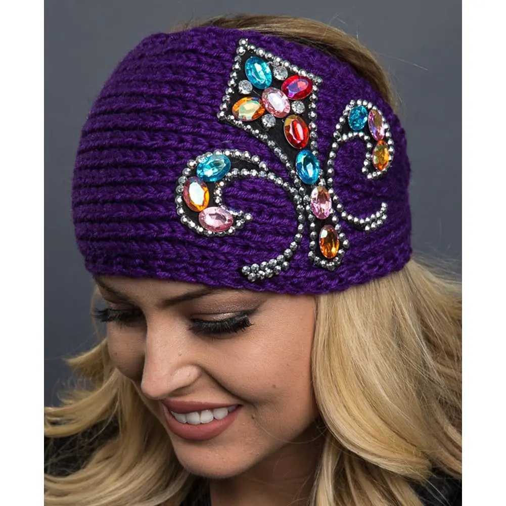 Knit Headband Blaingfleurdelis 1