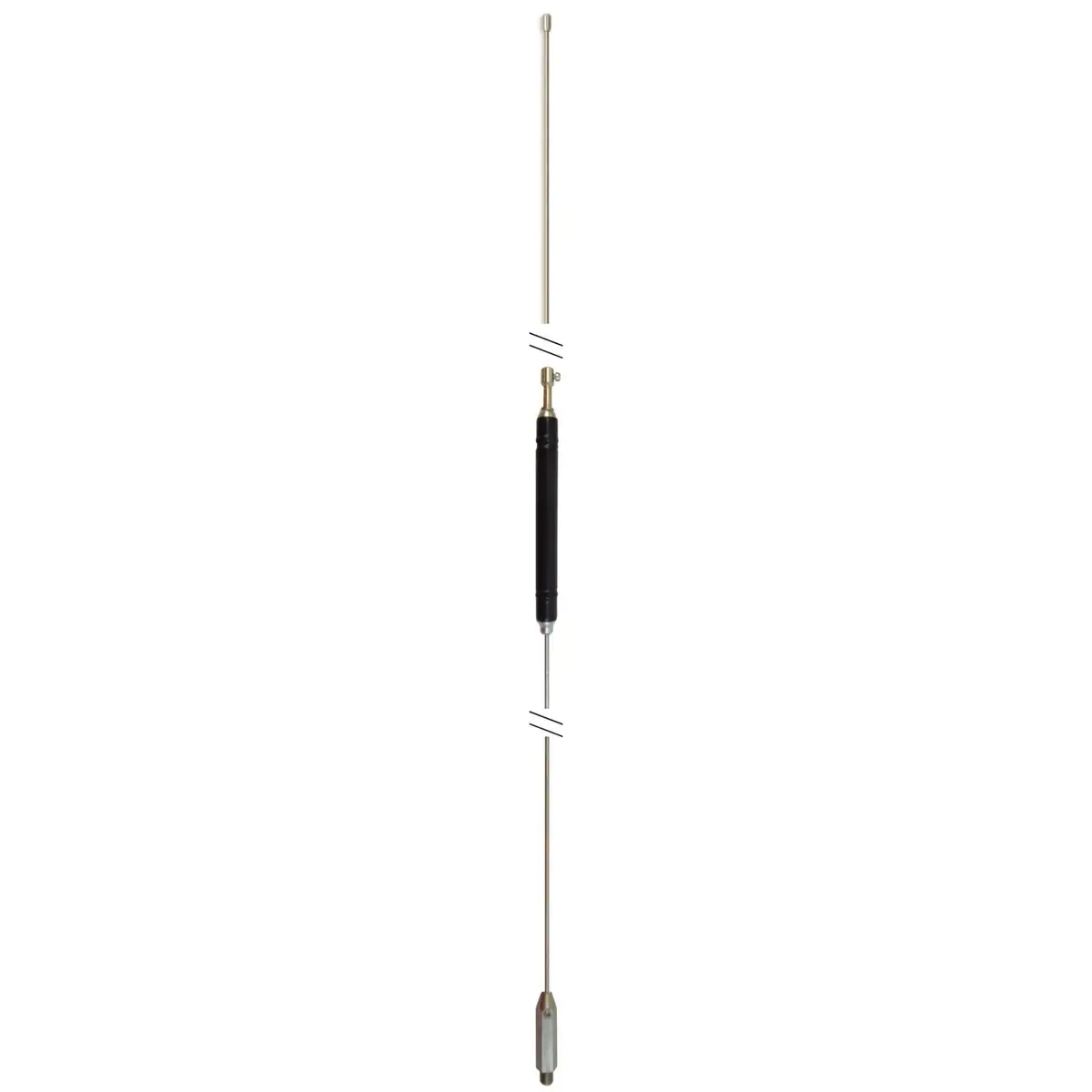 Hustler 55" Center Load Cb Antenna With Stainless Mast 1