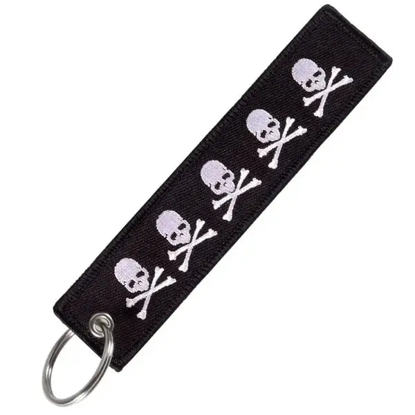 Motorcycle Key Chain - Skulls 1