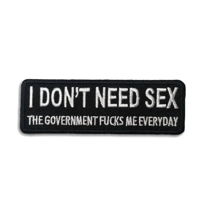 Don't Need Sex Patch 1
