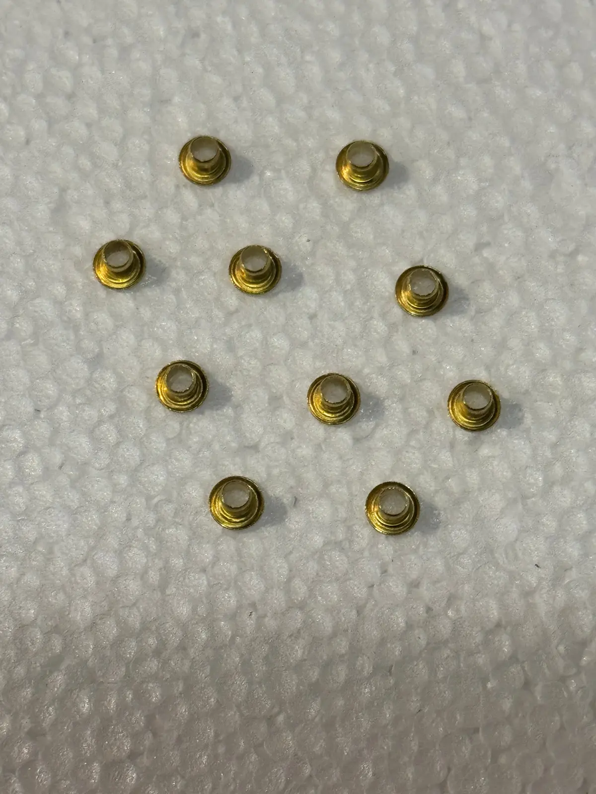 Eyelets Brass .089" X .125" X .150" Package Of 10 1