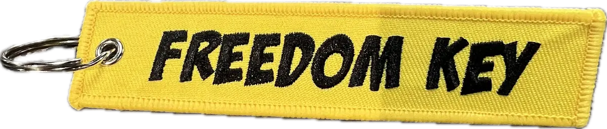 Motorcycle Key Chain - Freedom Key 1