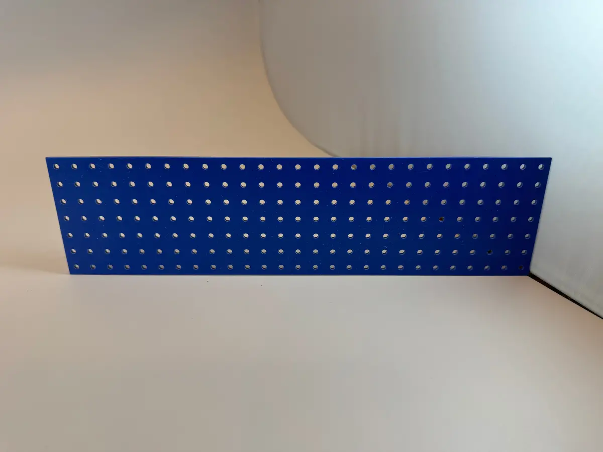 Turret Board - Blank - 189 Holes - 10 1/8" X 2 5/8" - Blue 1