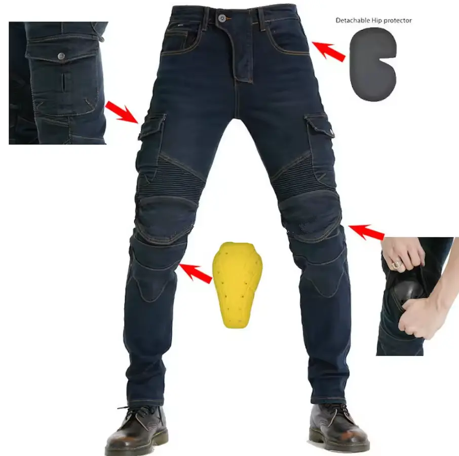 Men's Armored Riding Casual Kevlar Pants 1