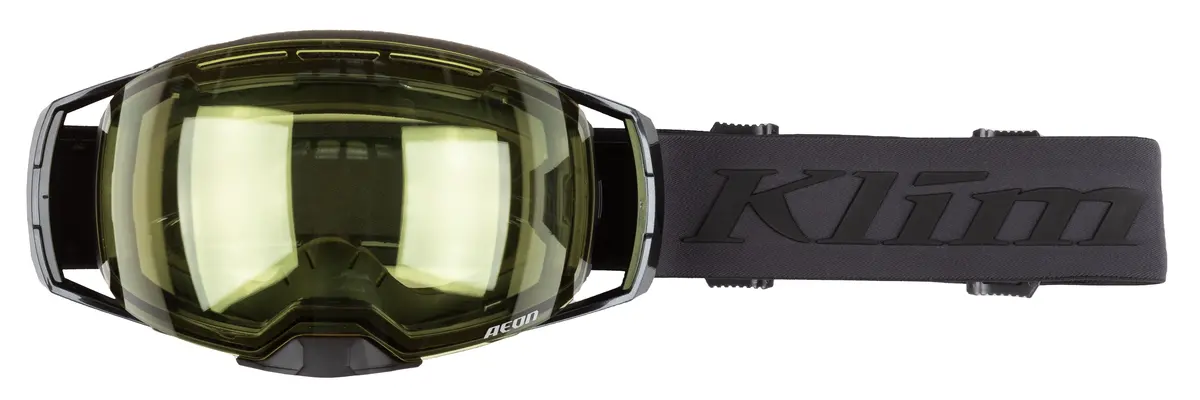 Klim Aeon Snow Goggle - Tech Asphalt Light Yellow Tint 1