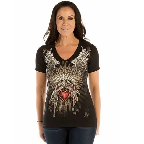 Ladies Heart Headdress Shirt 1