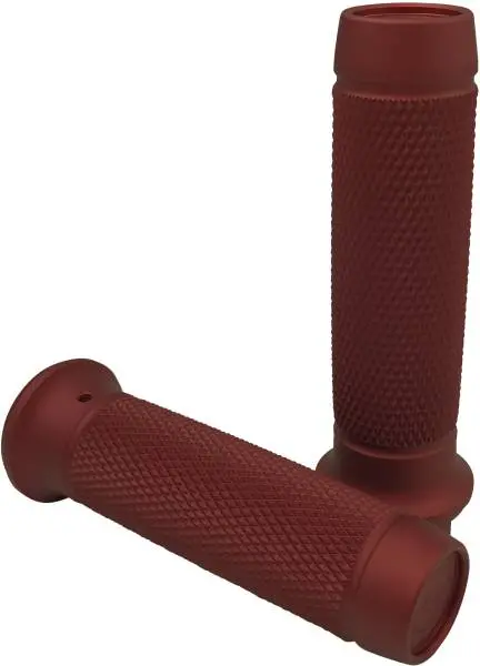 Brass Balls Cycle Grips Red 1