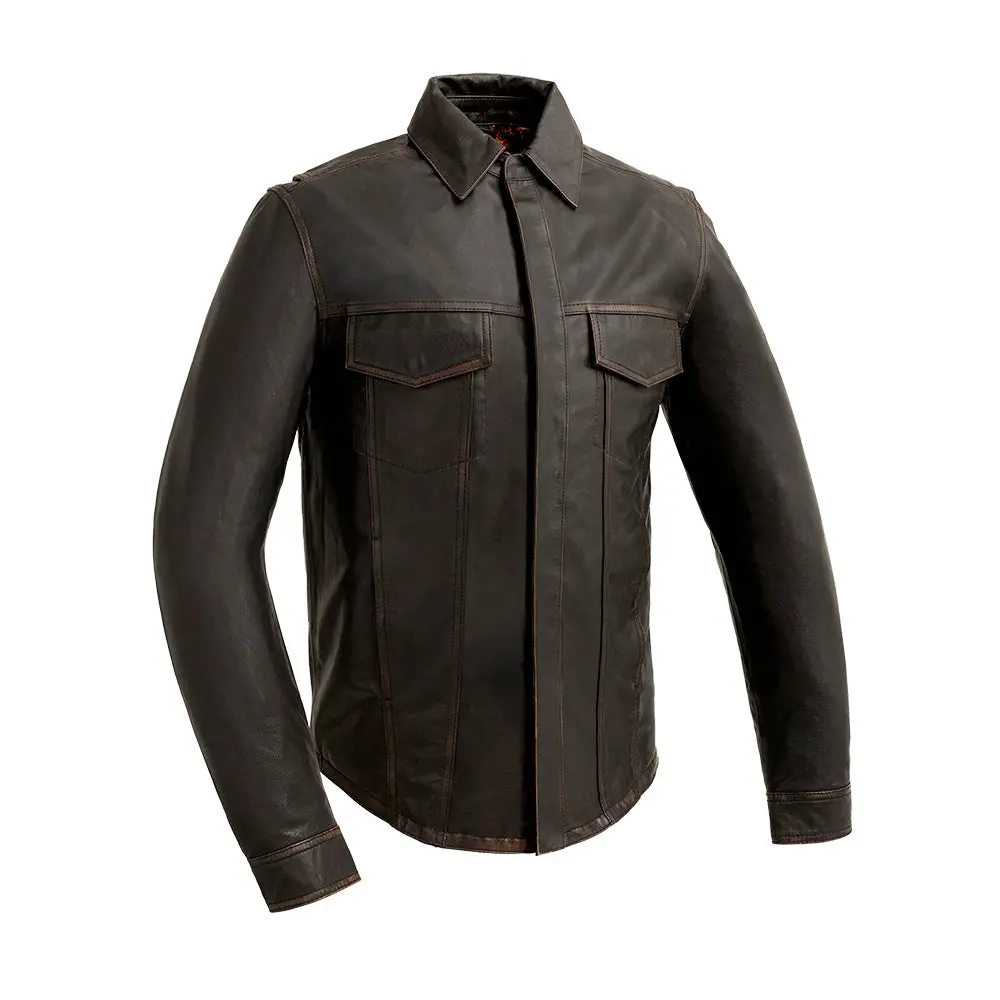 Men's Maduro Leather Shirt 1