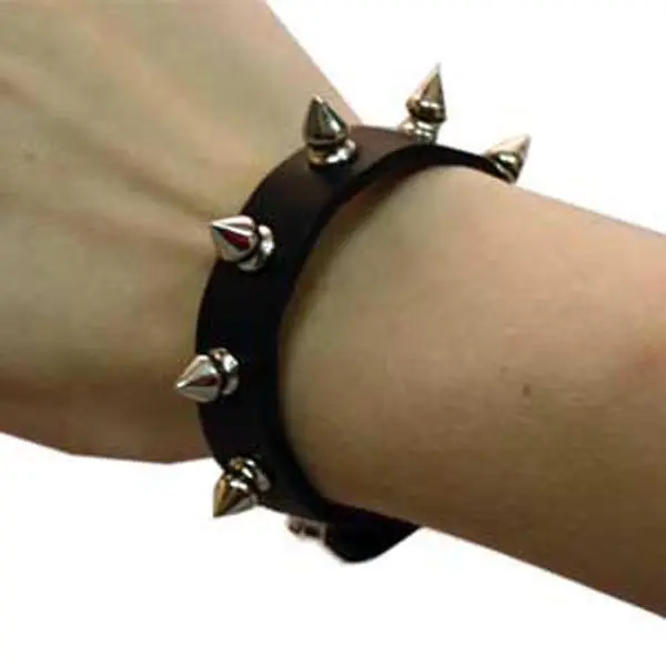 3/4" Spike Braclet Black 1