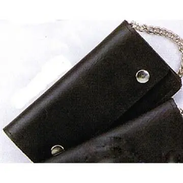 Usa-Made Bw829-23 7" Oil Tanned Wallet Black 1