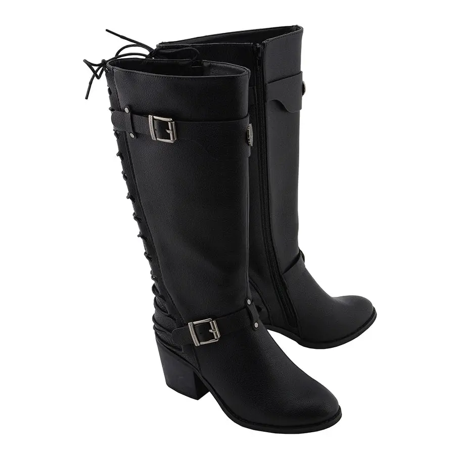 Ladies Back End Laced Boot 1