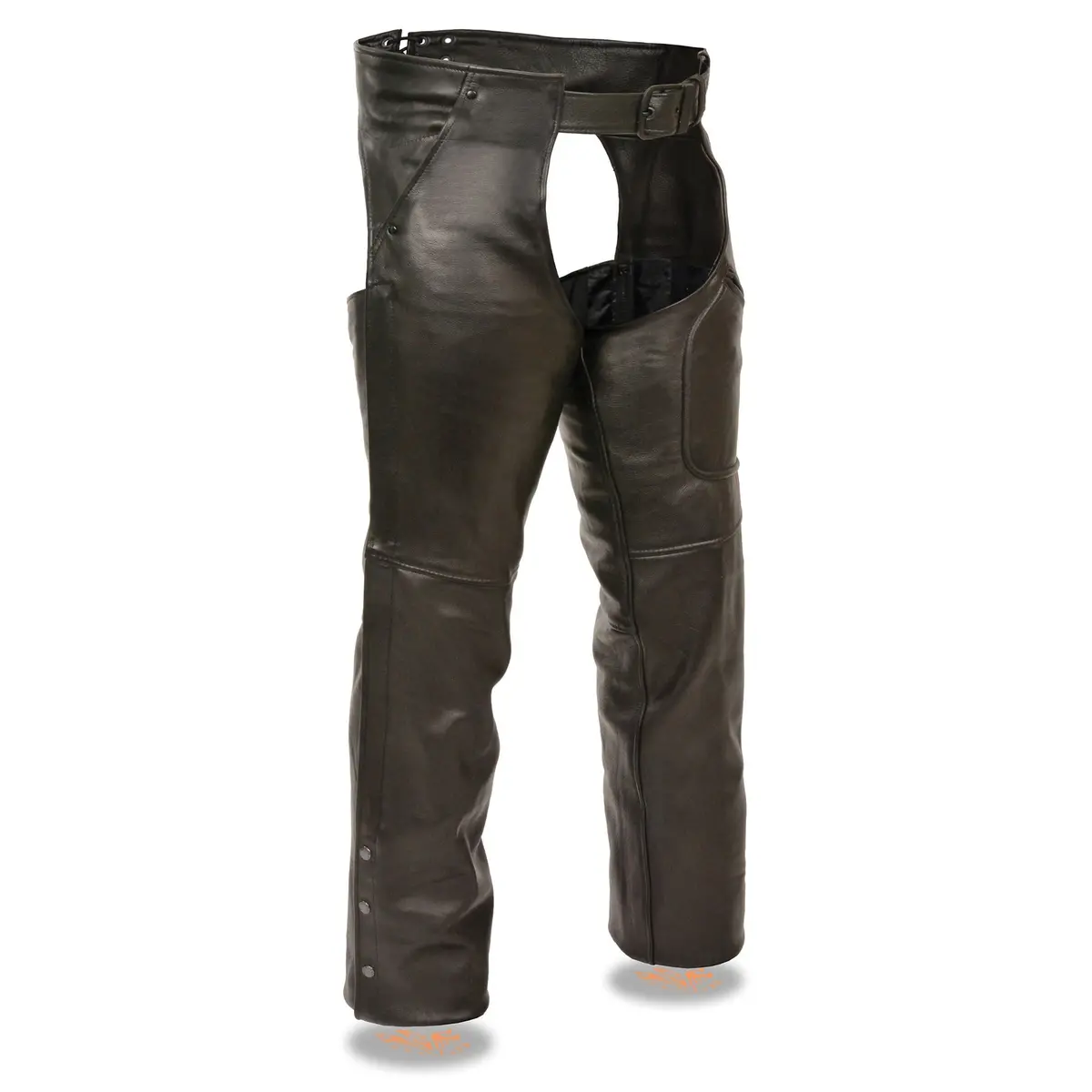 Thigh Pocket Chaps Black 1