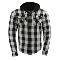 Men's Armored Flannel B/W 1