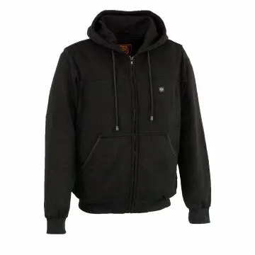 Men's Heated Fleece Hoodie Bk 1