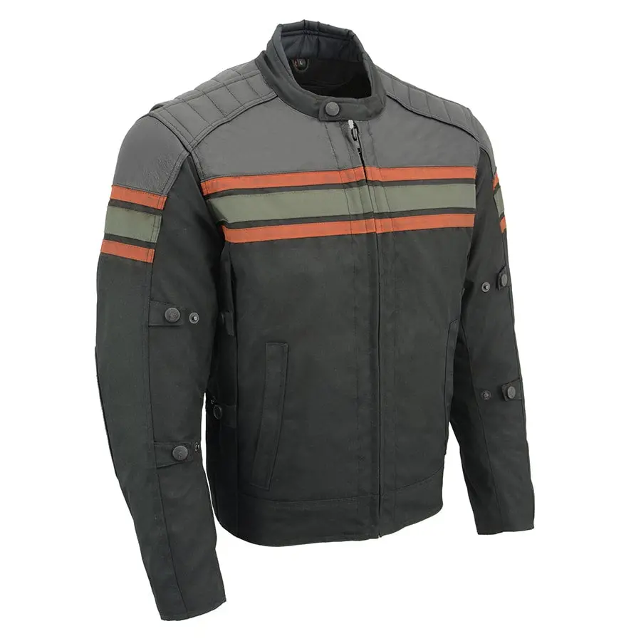 Men's Textile & Leather Jacket 1
