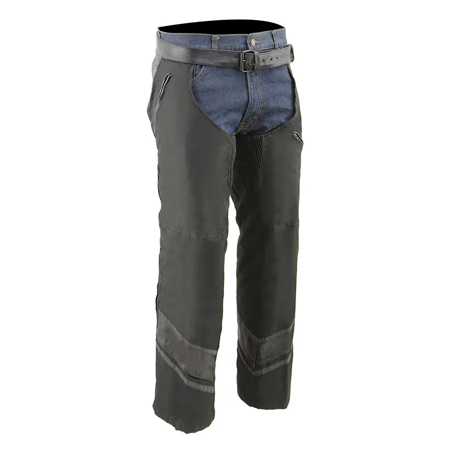 Men's Leather And Textile Chaps 5706 1