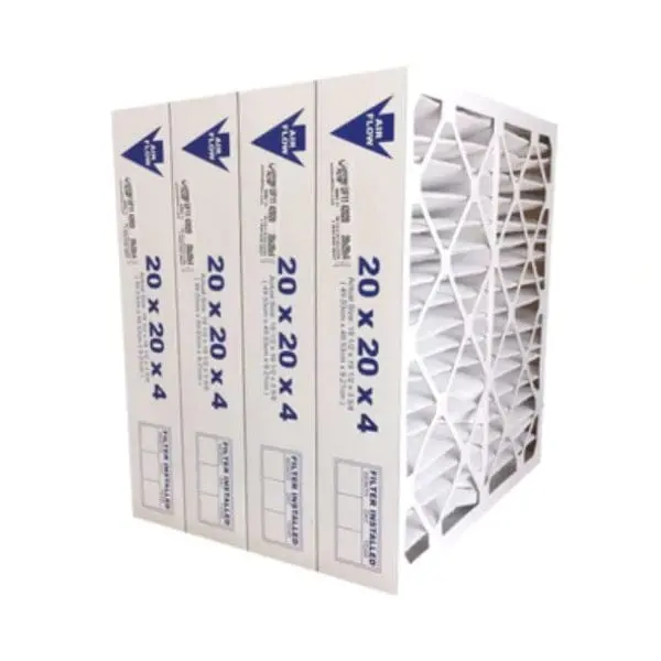 20X20x4 Merv 11 - 4 Pack Pleated Furnace Filter 1
