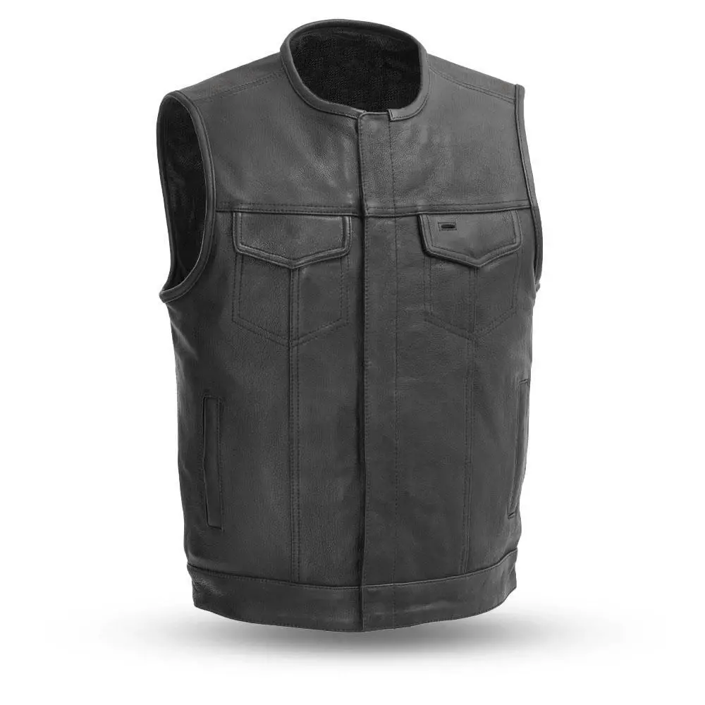 No Rival Leather Club Vest 1
