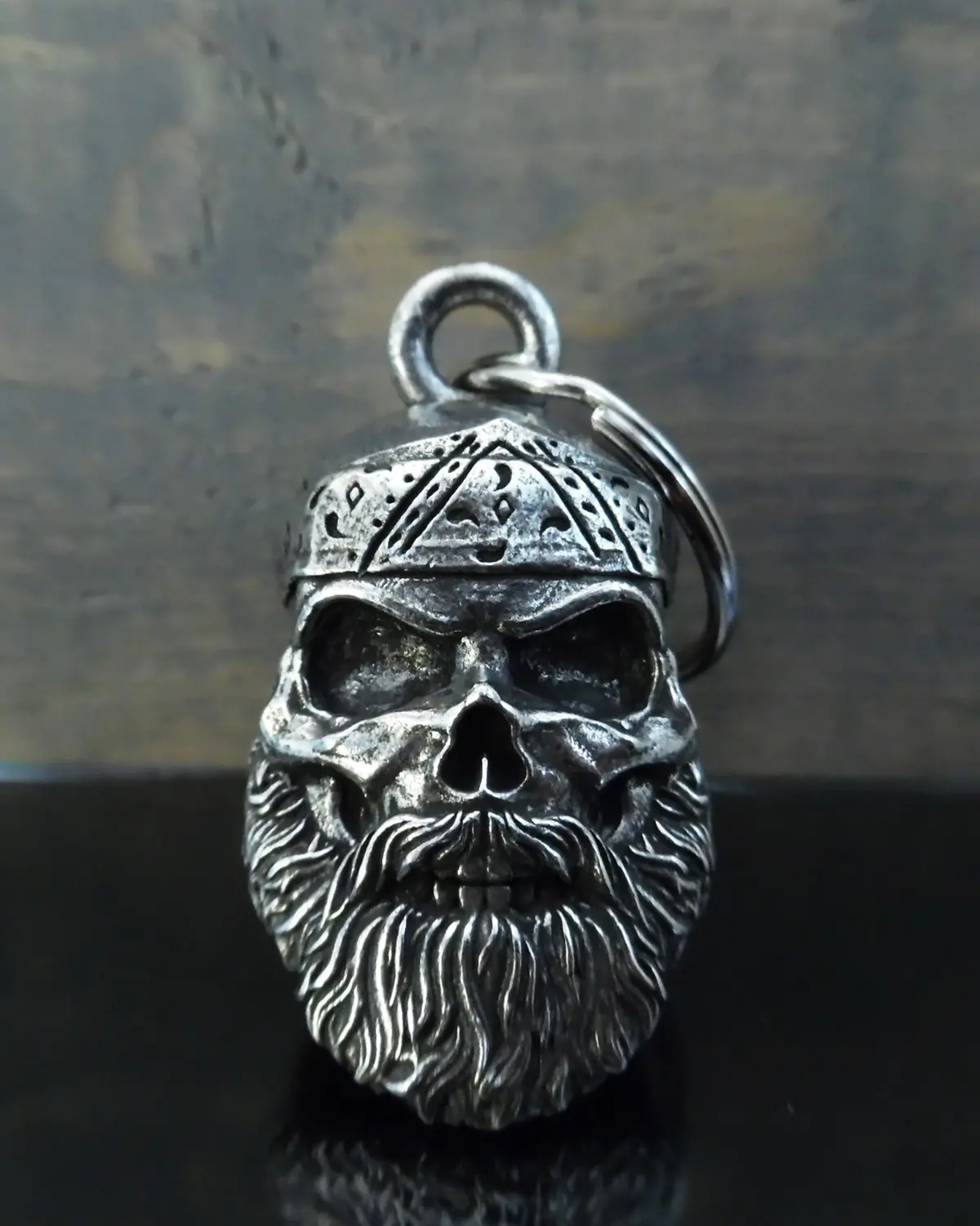 Motorcycle Bell - Bearded Biker 1
