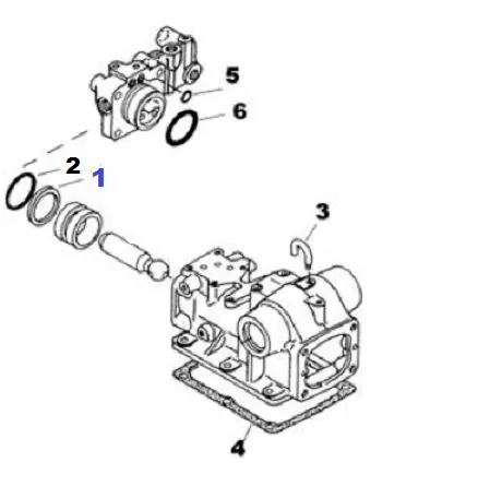 Sfbur-4440 Back Up Ring, Hyd 1