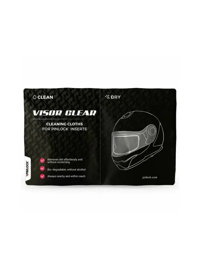 Pinlock Visor Cleaner Wipe 1