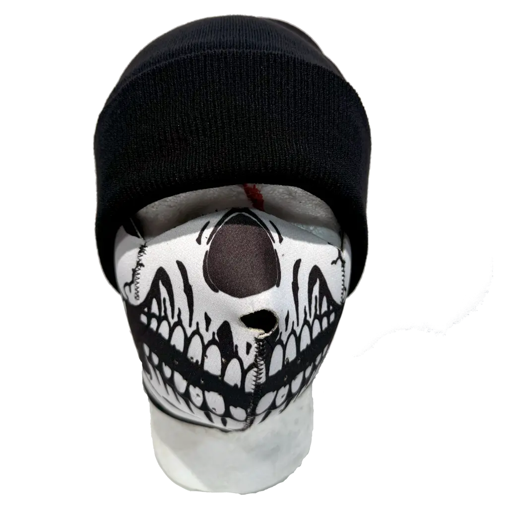 Plain Knit Beanie Black 1