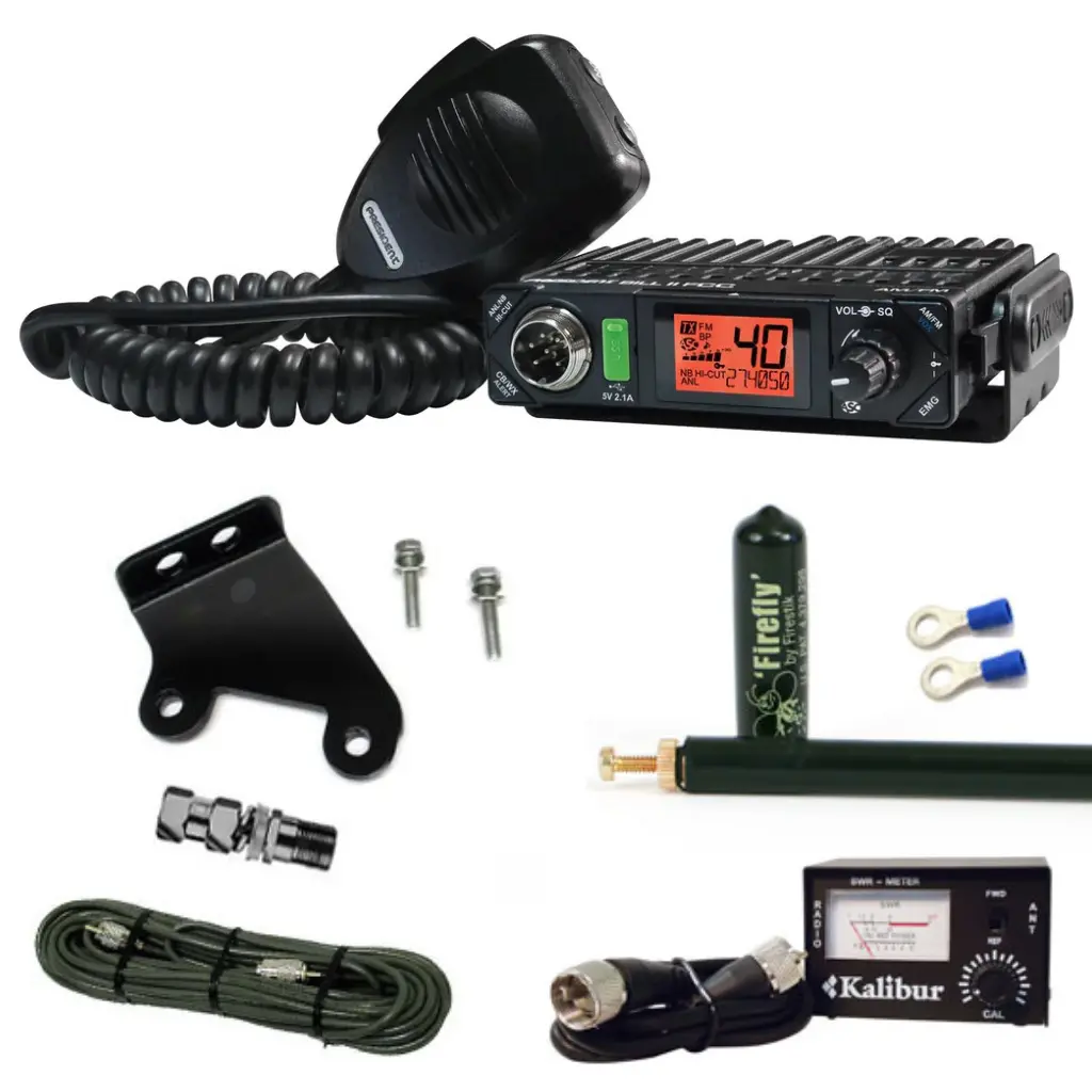 President Bill Ii Jk & Jku Jeep Cb Radio Kit 1
