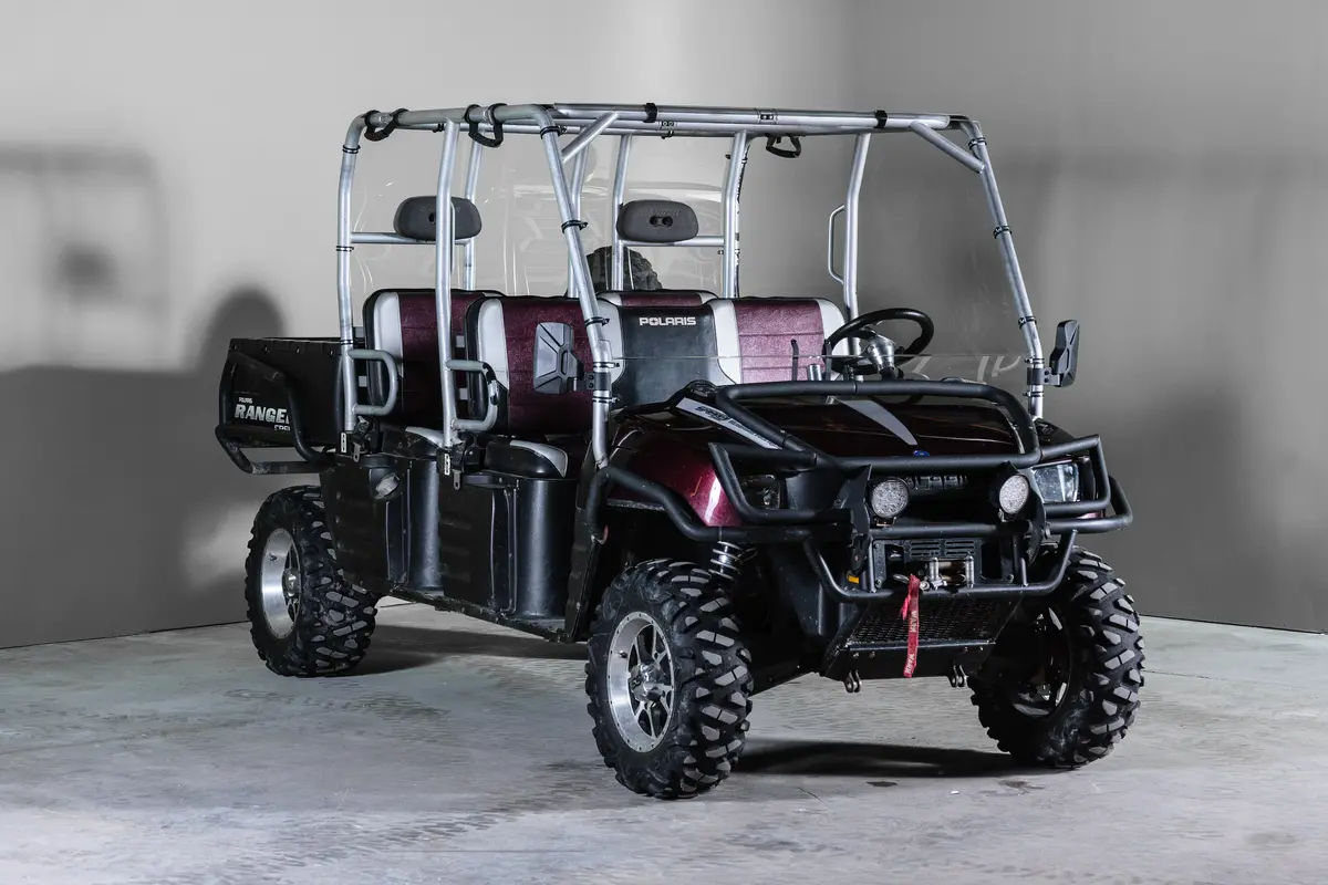 Tk00776 2003-2009 Polaris Ranger Crew Full Utv Windshield - Standard 3/16" 1
