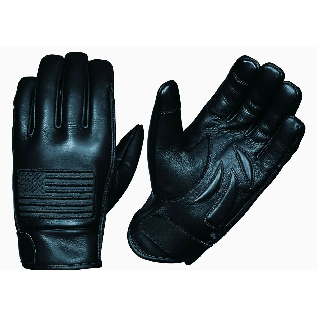 Reflective American Flag Gloves 1