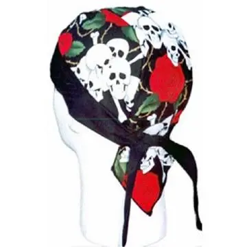 Classic Skull Cap - Skulls & Roses 1