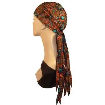 Desert Skull Cap - Indian Jewelry Coral 1