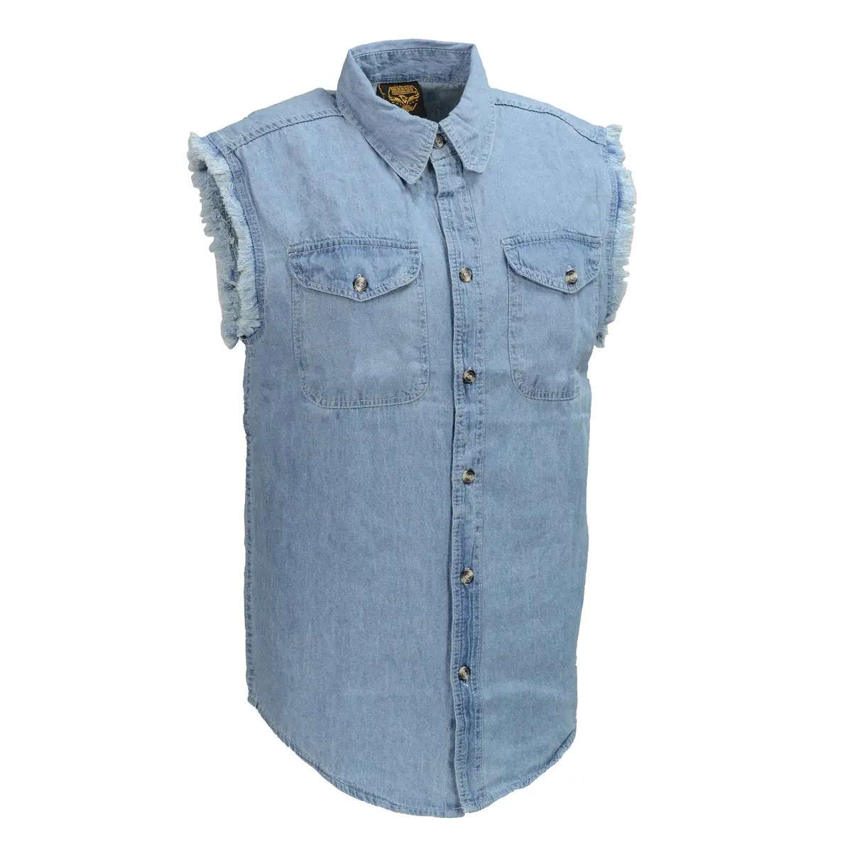 Men's Denim Sleeveless Shirt 1