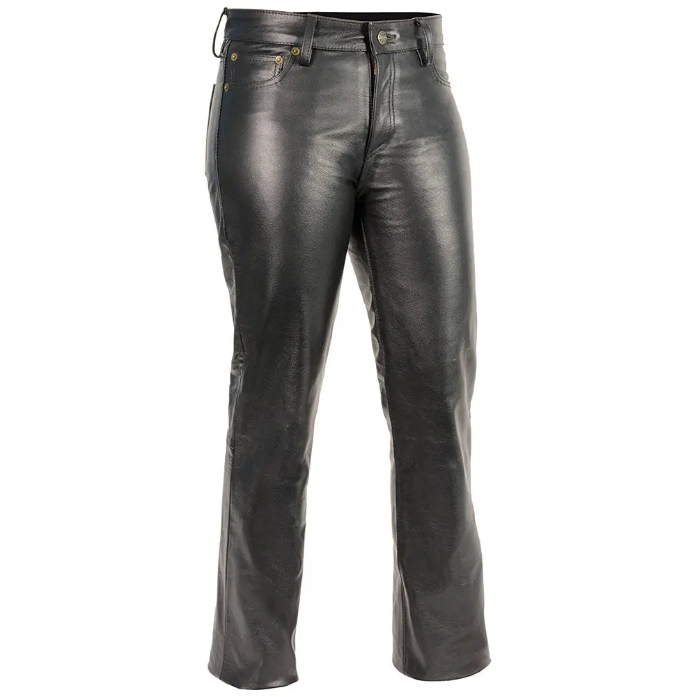 Ladies Premium Leather Pants 1