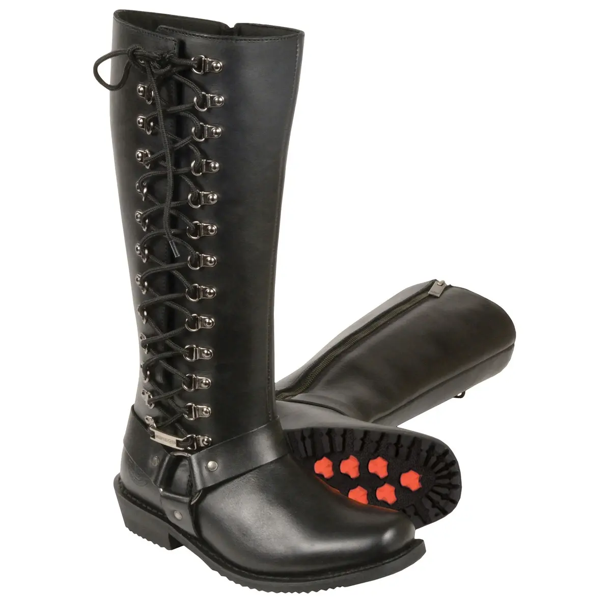 Ladies Tall Boot With Side Laces 1