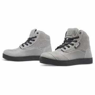 Ladies Jezebel Moto Shoe Grey 1