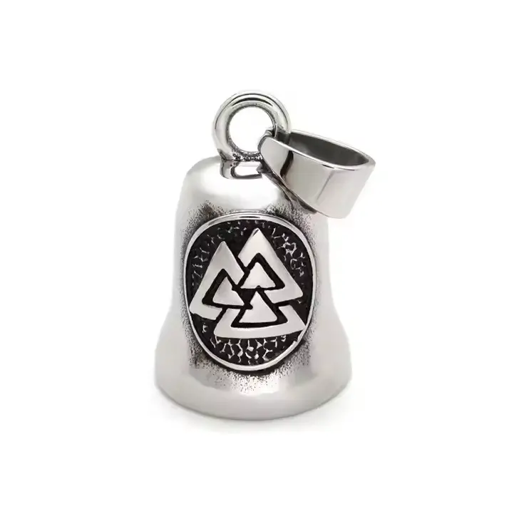 Motorcycle Bell - Sharp Angle Trinity Knot 1