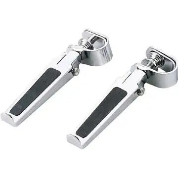 Foot Pegs-Rubber Inlay 7/8 Inch-1 Inch 1