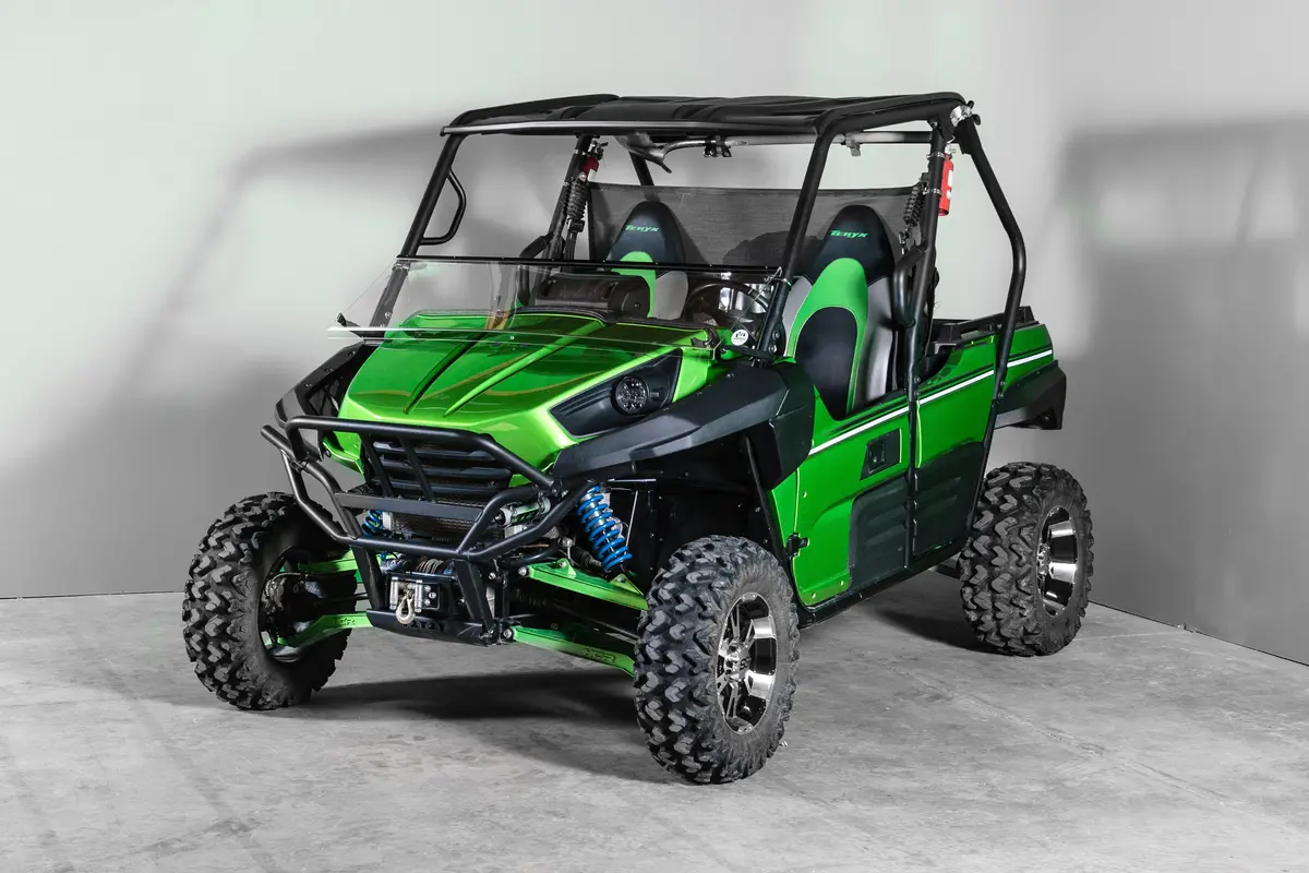 2014 Kawasaki Teryx 2 Seater Tilting Utv Windshield - For Soft Or No Top (Tk00350, Tk00351 & Tk00900) 1