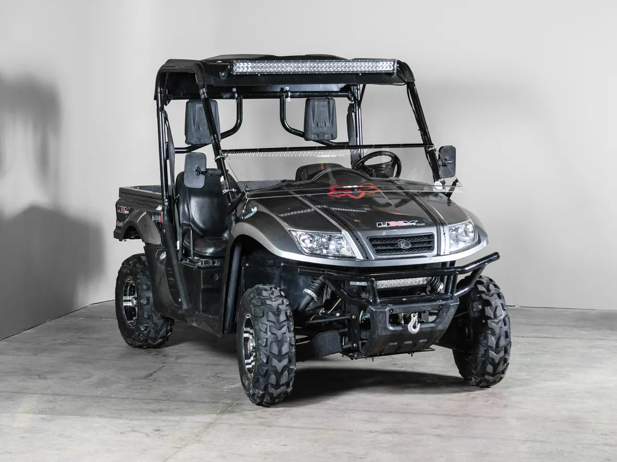 2009-2013 Kymco 700 Tilting Utv Windshield - For Soft Or No Top (Tk00675,Tk00676 & Tk00677) 1