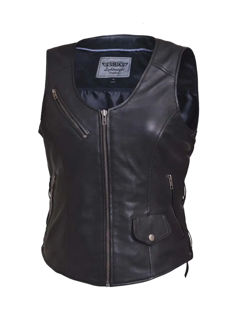 Ladies Cc Lambskin Vest 1